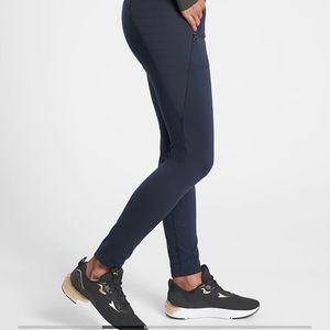 Peak hybrid fleece tight navy (new with tags)
